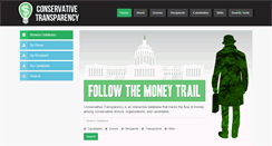 Desktop Screenshot of conservativetransparency.org